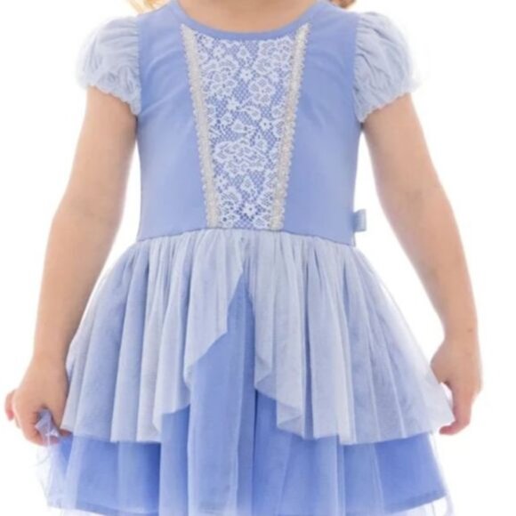 Disney Princess Cinderella Dress With Puff Sleeves SIZE 3T NEW - Picture 5 of 7